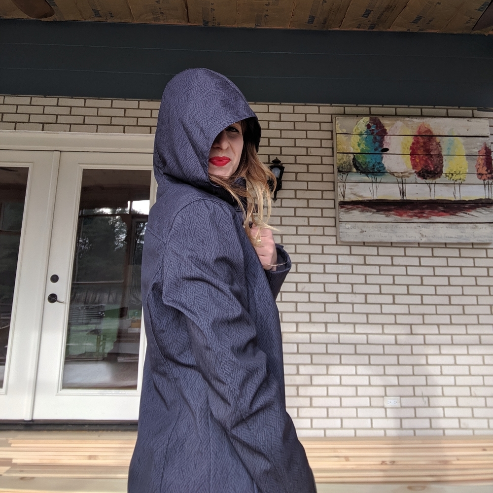 Waterproof Hooded Zippered Jacket - Picture 2 of 7